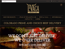 Tablet Screenshot of lavacameat.com